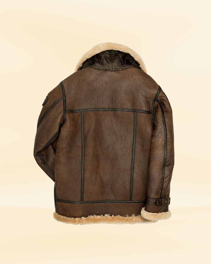 Bomber jacket for men with a tough exterior and comfortable interior