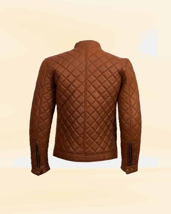Biker jacket with a slim-fit design