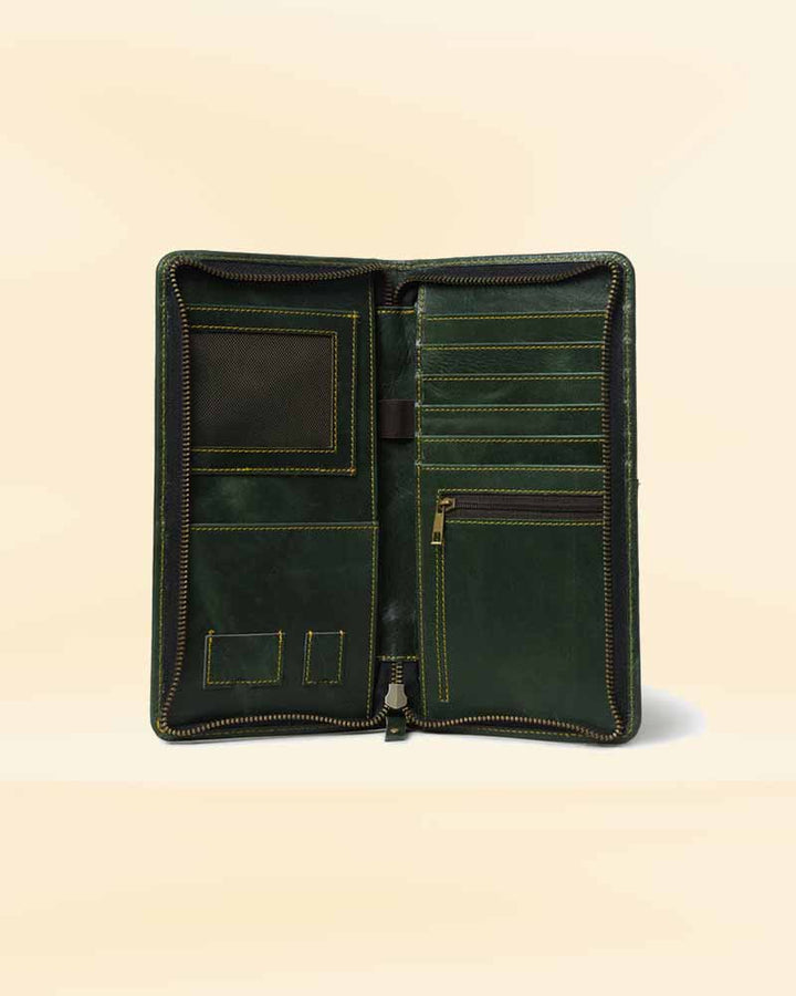 The multiple carrying options of our leather Multi Purpose bag, perfect for the American market