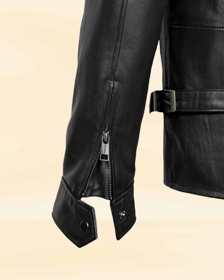 The iconic leather jacket as seen in Fast and Furious 6 in American style