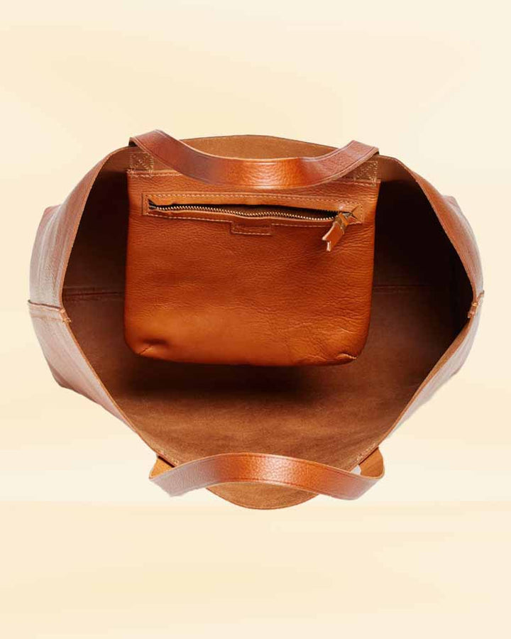 Versatile leather handbag, suitable for work, travel, and special occasions