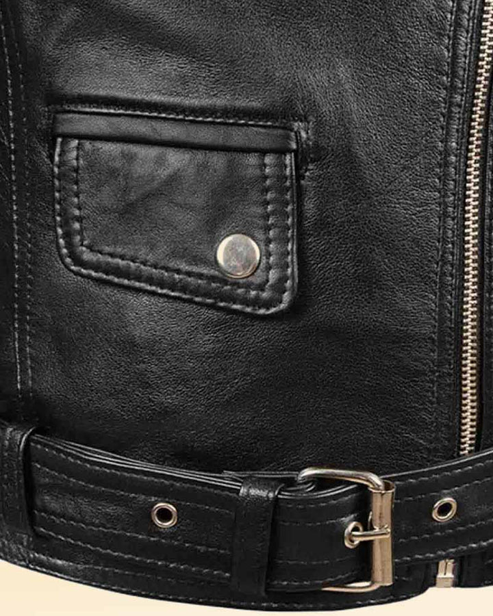 The perfect addition to any sci-fi or action-themed wardrobe: Sarah Connor's leather jacket in United State market