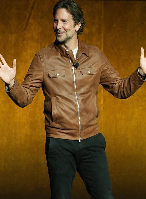 Brown Stylish leather jacket for men 