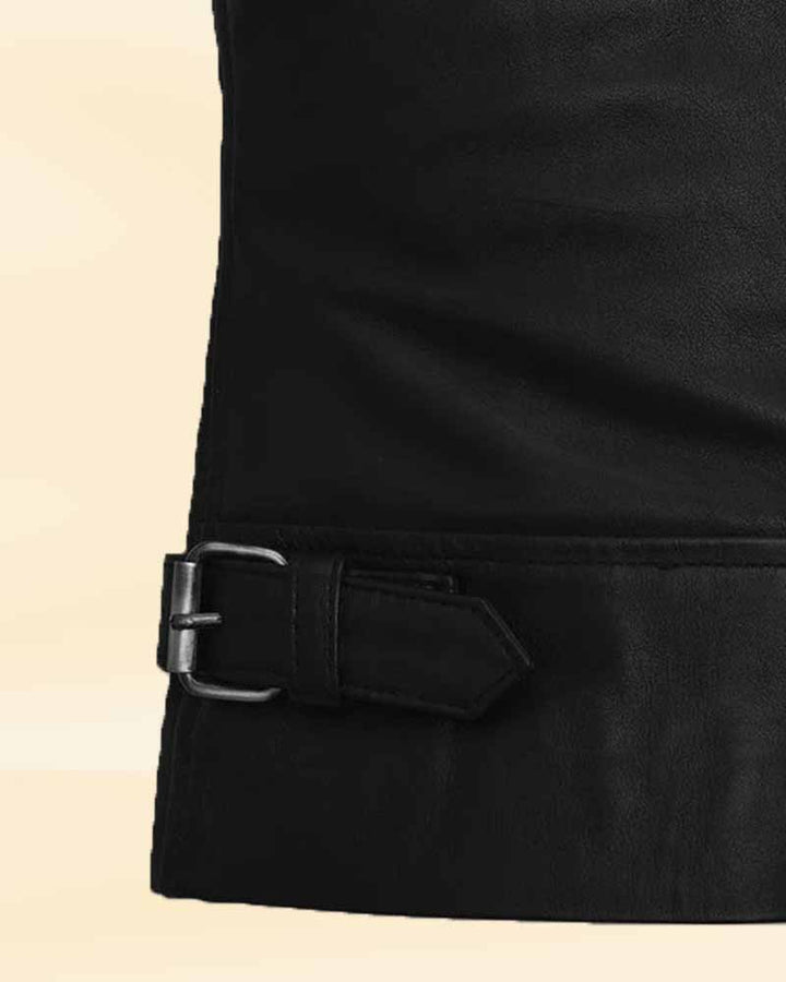Women's premium black leather jacket, the epitome of classic elegance in USA