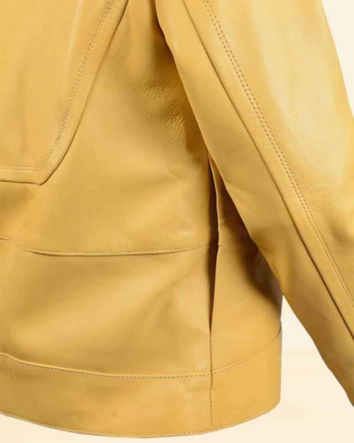 Experience the luxury of genuine leather with the Shadow Warrior jacket in American style