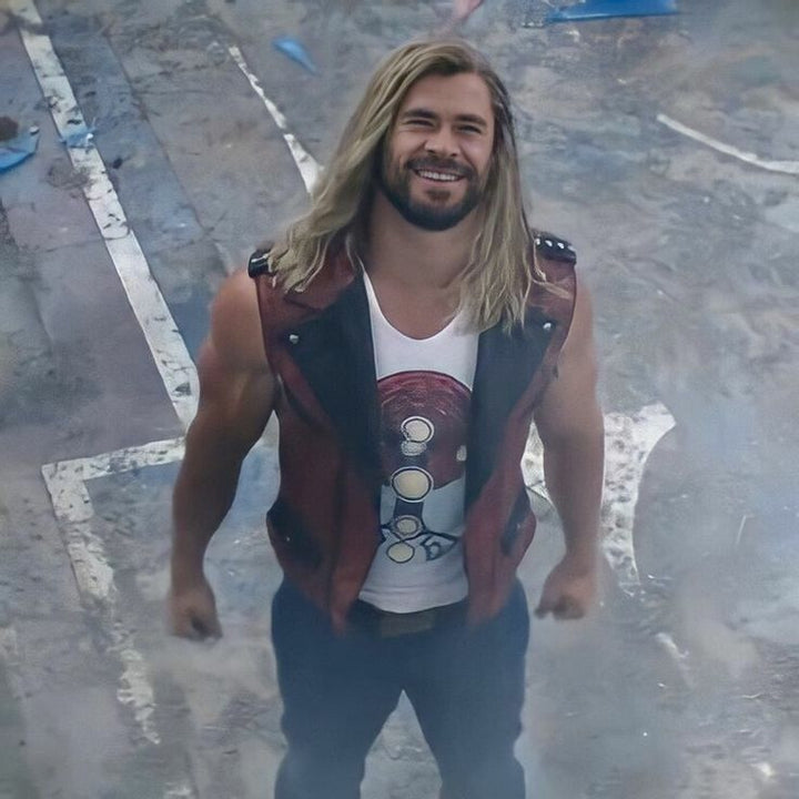 Celebrity Leather Vest from Thor Love and Thunder in German market