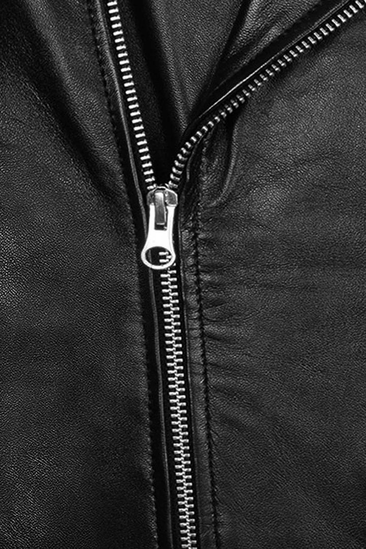 Men's Celebrity Leather Jacket with a Classic Look in UK style