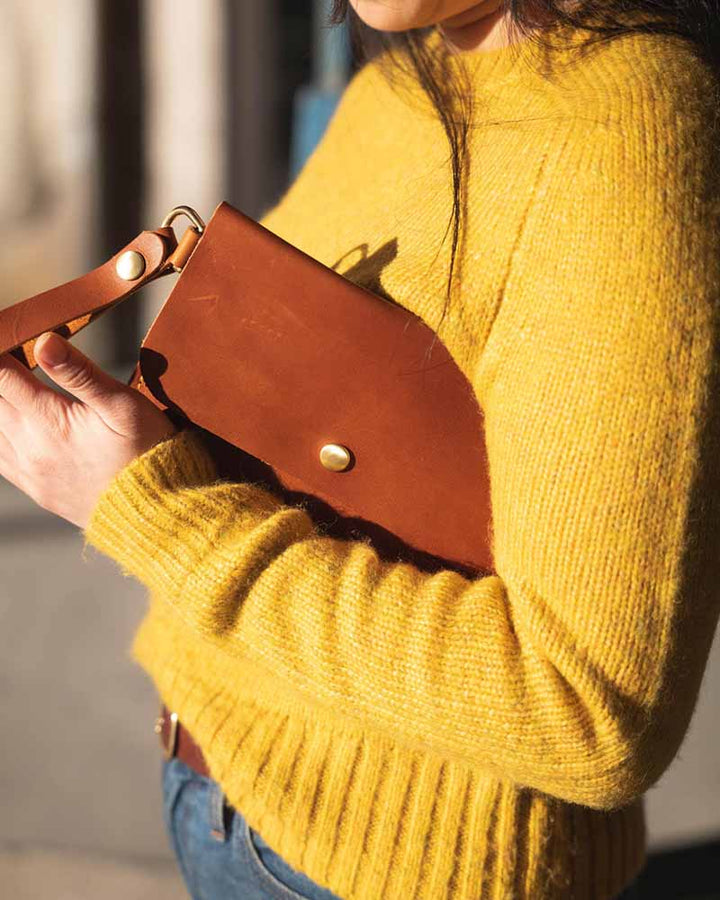 Stylish black wristlet clutch for women in USA