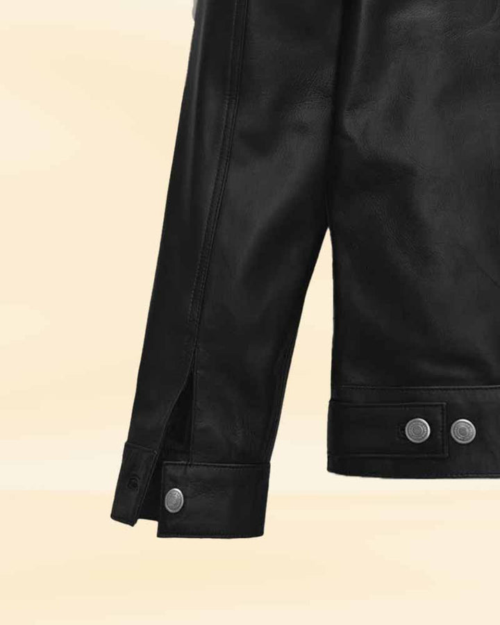 Get the celebrity look with the Jeff Goldblum leather jacket in United state market