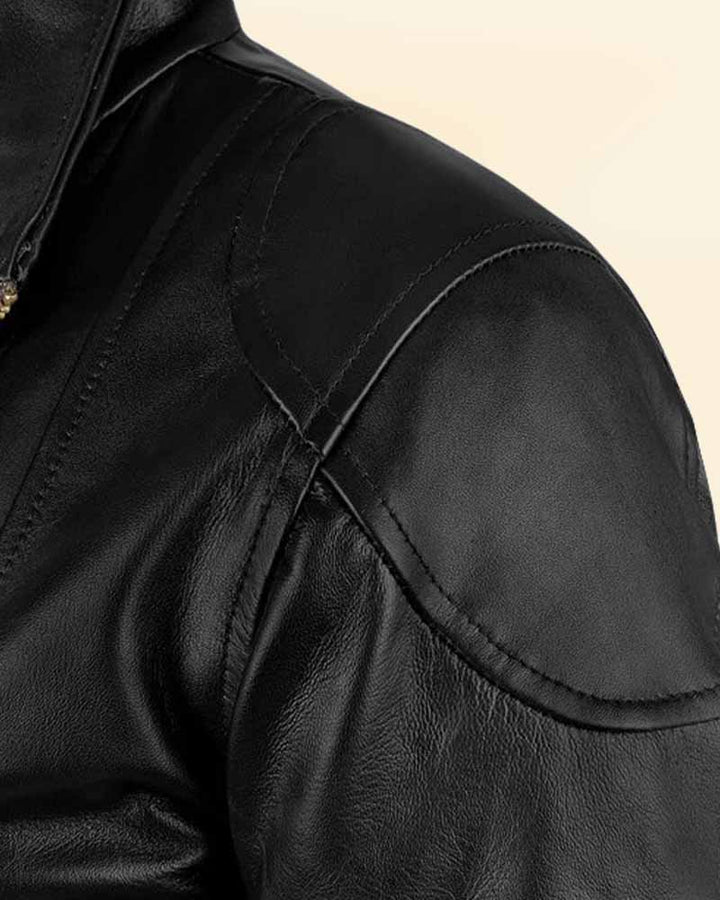 Elevate your style with this sleek and edgy leather jacket inspired by Teenage Mutant Ninja Turtles 2 in UK market