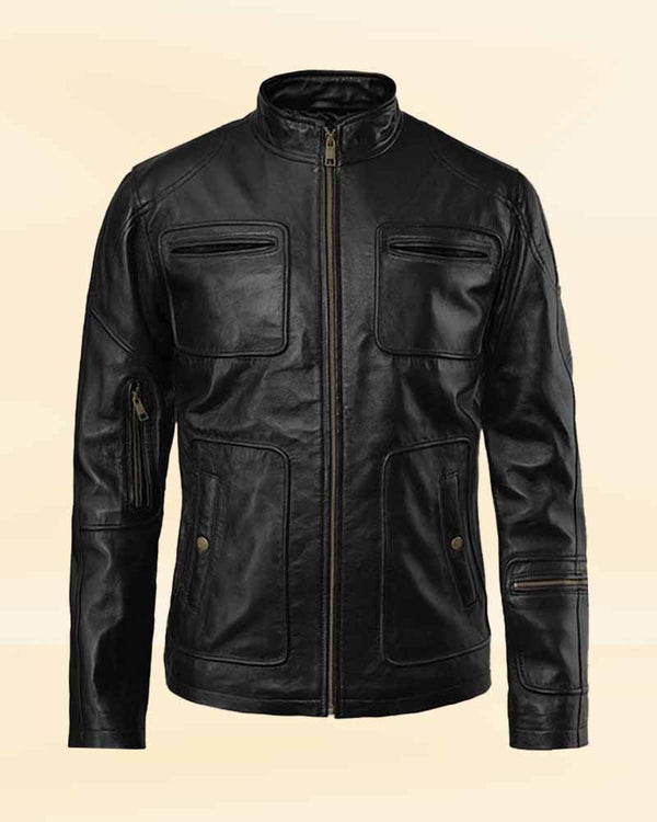 Experience the future in style with this Star Trek leather jacket.