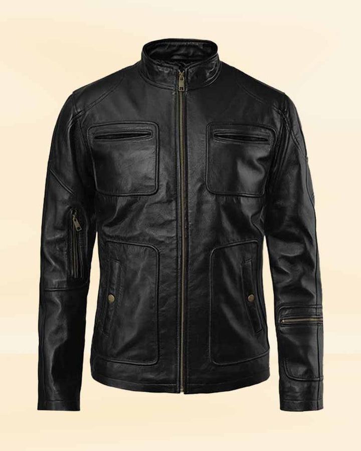 Experience the future in style with this Star Trek leather jacket.
