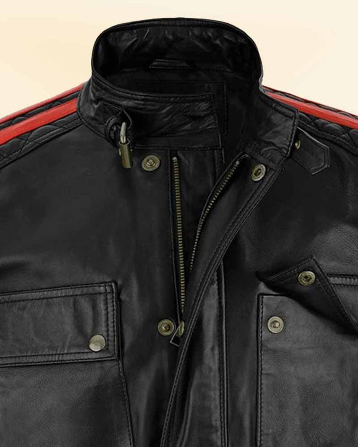 Rev up your wardrobe with the Fast and Furious 8 premiere leather jacket worn by Vin Diesel in USA market