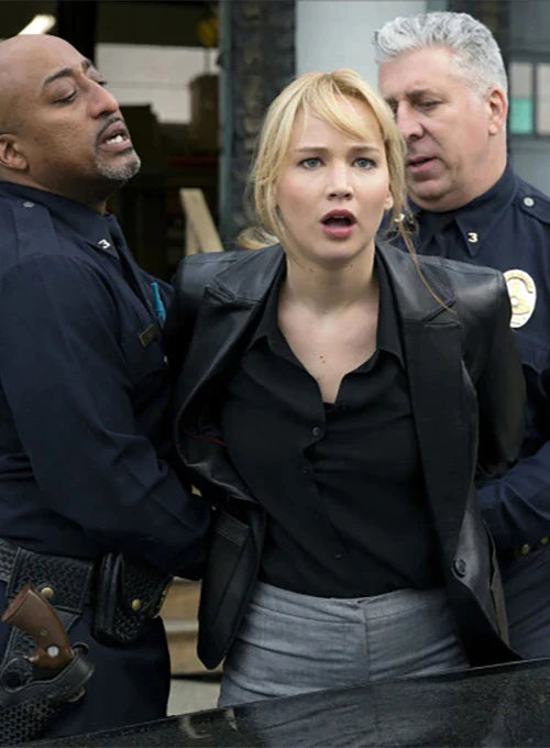 Buy LEATHER BLAZER FROM THE JOY MOVIEW WORN BY JENNIFER LAWRENCE