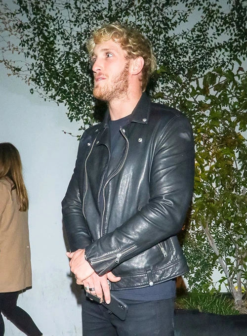 Fashion-forward jacket from Logan Paul's collection in American market