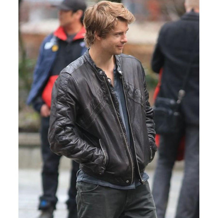 Upgrade your wardrobe with this timeless John Young-inspired leather jacket in UK style