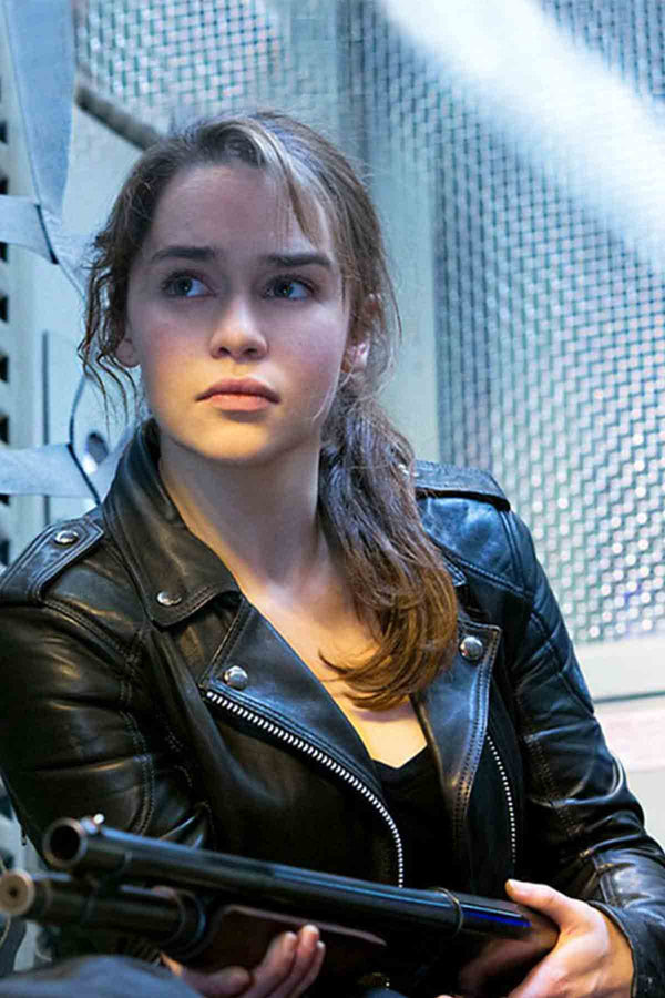 Sarah Connor Terminator Genesis Leather Jacket