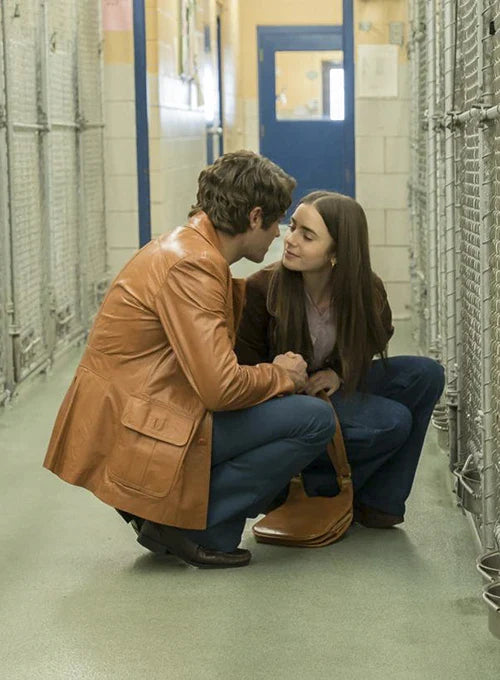 Leather blazer worn by Zac Efron in Extremely Wicked, Shockingly Evil and Vile is the perfect statement piece in German market